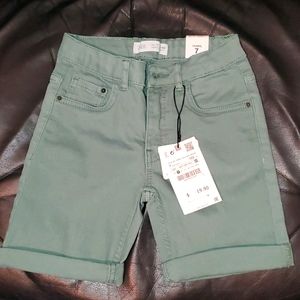 Zara stretch denim shorts